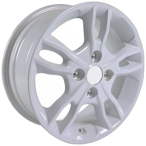 GENUINE FORD 2039079 FIESTA MK8 15" ALLOY WHEEL 5X2 SPOKE FROZEN WHITE 11/12-16