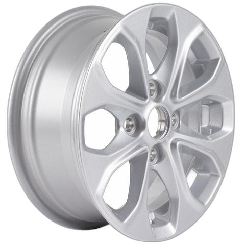 GENUINE FORD 2047162 KA+ ALLOY WHEEL 14" 8-SPOKE DESIGN, SILVER