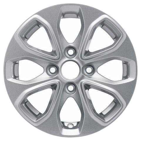 GENUINE FORD 2047162 x4 SET OF 4 KA+ ALLOY WHEEL 14" 8-SPOKE DESIGN, SILVER 06/2016 - 02/2018