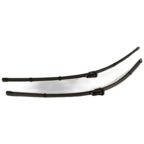 GENUINE FORD 2120665 TRANSIT CUSTOM FRONT WINDSCREEN FLAT WIPER BLADE 2 PIECE KIT, 2012 ONWARD