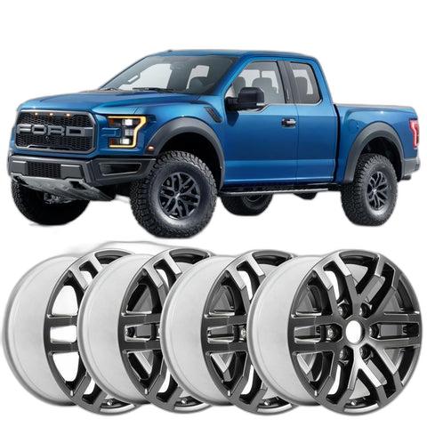 GENUINE FORD 2127663 x4 SET OF 4 RANGER RAPTOR 17" ALLOY WHEELS 6X2 SPOKE 2019-