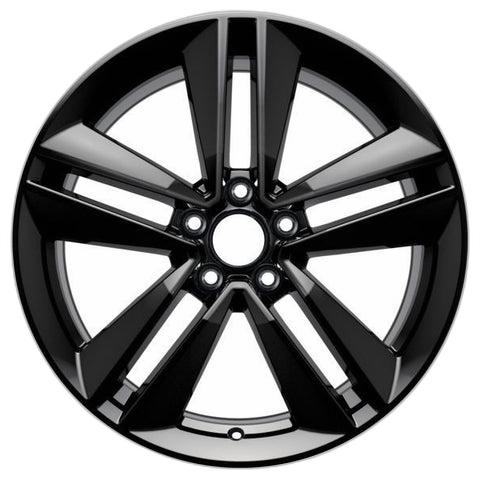 GENUINE FORD 2140037 x4 SET OF 4 MUSTANG ALLOY WHEEL 19" 5 X 2-SPOKE DESIGN, BLACK, 2015 - 2021