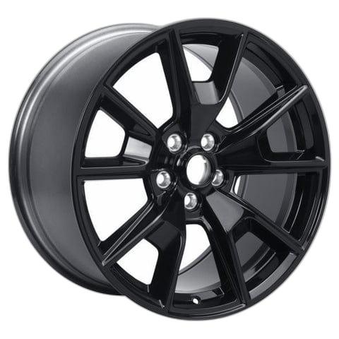 GENUINE FORD 2172549 x4 SET OF 4 MUSTANG ALLOY WHEEL 19" FRONT, 5-SPOKE Y DESIGN, BLACK SHADOW EDITION, 2015 - 2018