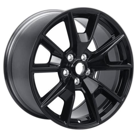 GENUINE FORD 2172551 x4 SET OF 4 MUSTANG ALLOY WHEEL 19" REAR, 5-SPOKE Y DESIGN, BLACK, 2015 - 2021