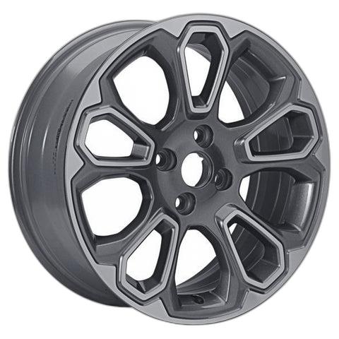 GENUINE FORD 2188007 x4 SET OF 4 ECOSPORT ALLOY WHEEL 17" 10-SPOKE DESIGN, PREMIUM FLASH GREY MACHINED 10/2017 -