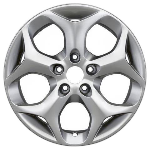 GENUINE FORD 2237301 x4 SET OF 4 FOCUS ALLOY WHEEL 16" 5-SPOKE Y DESIGN, SILVER, 2004 - 2010