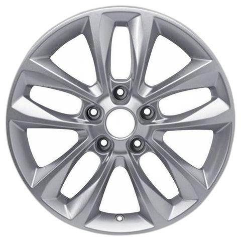 GENUINE FORD 2237367 x4 SET OF 4 MONDEO ALLOY WHEEL 16" 5 X 2-SPOKE DESIGN, SILVER, 2007 - 2014