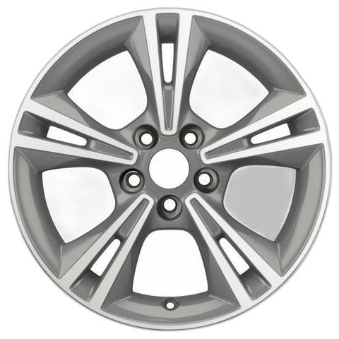 GENUINE FORD 2237368 x4 SET OF 4 FOCUS - C-MAX ALLOY WHEEL 16" 5 X 2-SPOKE DESIGN, ARCTIC GREY MACHINED, 2010 - 2021