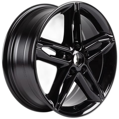 GENUINE FORD 2237381 FOCUS & C-MAX ALLOY WHEEL 17" 5 X 2-SPOKE DESIGN, ABSOLUTE BLACK