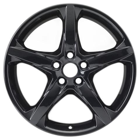 GENUINE FORD 2237395 x4 SET OF 4 FOCUS - FOCUS ST - C-MAX ALLOY WHEEL 18" 5-SPOKE DESIGN, PANTHER BLACK, 2010 - 2018