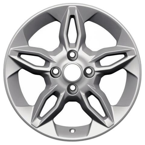 GENUINE FORD 2237410 x4 SET OF 4 B-MAX ALLOY WHEEL 16" 5 X 2-SPOKE DESIGN, SILVER 2012 -