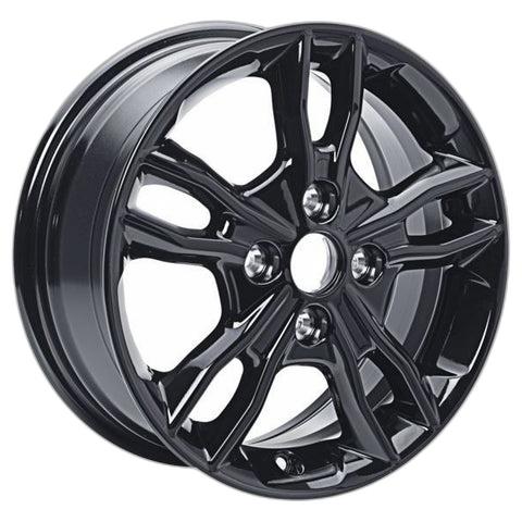 GENUINE FORD 2237414 x4 SET OF 4 KA+ - FIESTA ALLOY WHEEL 15" 5 X 2-SPOKE DESIGN, PANTHER BLACK, 2012 - 2021