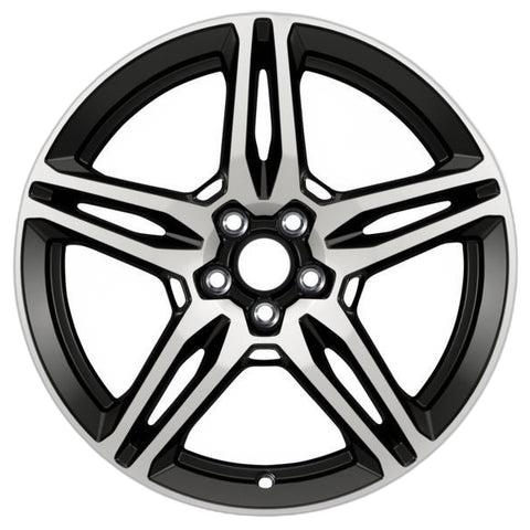 GENUINE FORD 2237416 x4 SET OF 4 KUGA ALLOY WHEEL 19" 5 X 2-SPOKE DESIGN, BLACK MACHINED 09/2016 - 11/2019