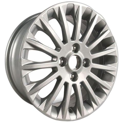GENUINE FORD 2238220 FIESTA ALLOY WHEEL 16" 15-SPOKE DESIGN, SILVER, 2008 - 2012