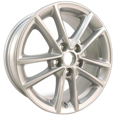GENUINE FORD 2238235 FOCUS & C-MAX ALLOY WHEEL 16" 5 X 2-SPOKE DESIGN, SILVER