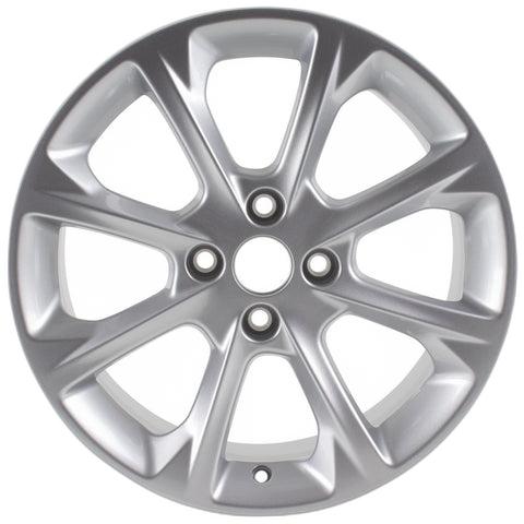 GENUINE FORD 2238244 FIESTA & FIESTAVAN ALLOY WHEEL 17" 8-SPOKE DESIGN, SPARKLE SILVER