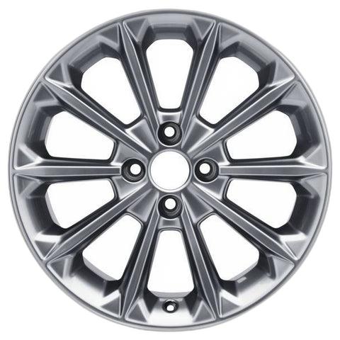 GENUINE FORD 2238246 x4 SET OF 4 FIESTA - FIESTA VAN ALLOY WHEEL 17" 10-SPOKE DESIGN, LUSTER NICKEL, 2017 - 2021