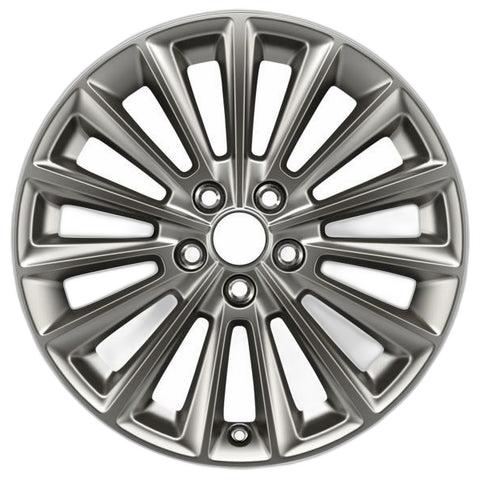 GENUINE FORD 2238270 x4 SET OF 4 FOCUS ALLOY WHEEL 17" 15-SPOKE DESIGN, ROCK METALLIC 09/2014 - 03/2018