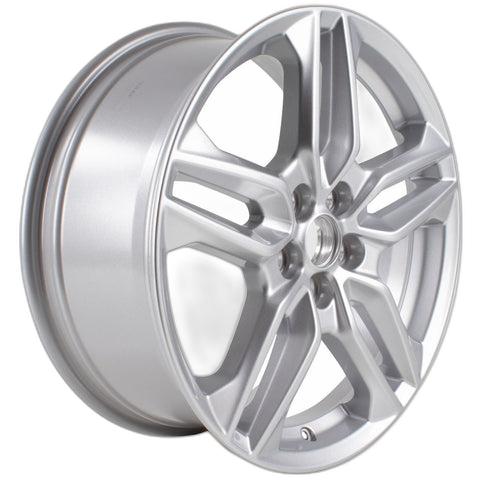 GENUINE FORD 2238329 ALLOY WHEEL 18" 5 X 2-SPOKE DESIGN, SPARKLE SILVER
