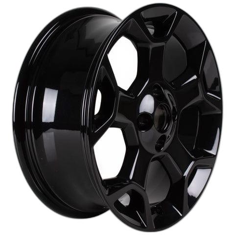 GENUINE FORD 2246374 KA ALLOY WHEEL 16" 5-SPOKE Y DESIGN, PANTHER BLACK, 2008 - 2016