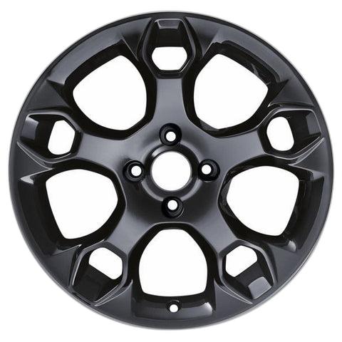 GENUINE FORD 2260870 x4 SET OF 4 FIESTA ALLOY WHEEL 17" 5-SPOKE Y DESIGN BLACK 2008 - 2012