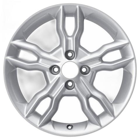 GENUINE FORD 2260961 x4 SET OF 4 KA ALLOY WHEEL 16" 5 X 2-SPOKE DESIGN, SPARKLE SILVER 09/2008 - 05/2016