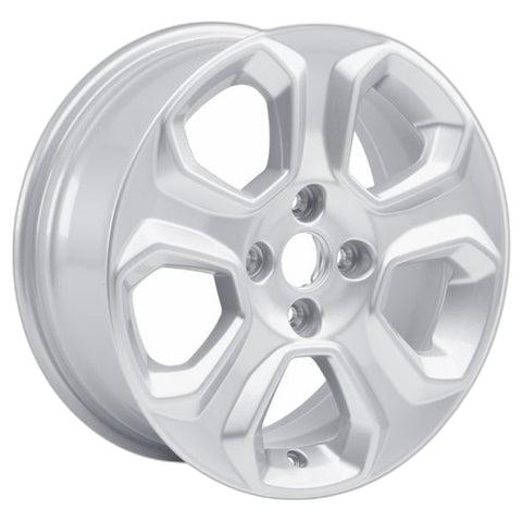 GENUINE FORD 2417552 ECOSPORT ALLOY WHEEL 16" 5-SPOKE DESIGN, SPARKLE SILVER