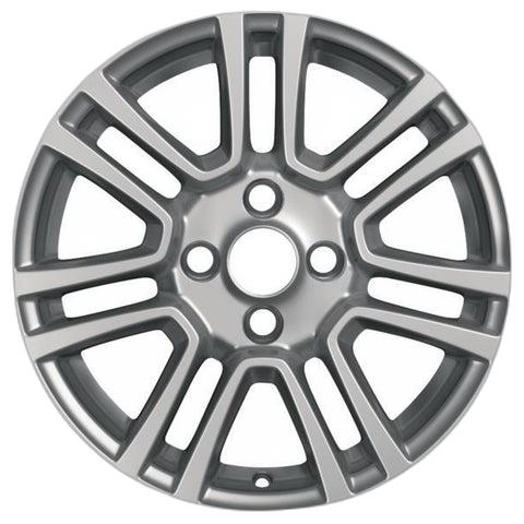 GENUINE FORD 2439888 x4 SET OF 4 TOURNEO COURIER - TRANSIT COURIER ALLOY WHEEL 16" 7 X 2-SPOKE DESIGN, SILVER, 2014 - 2018