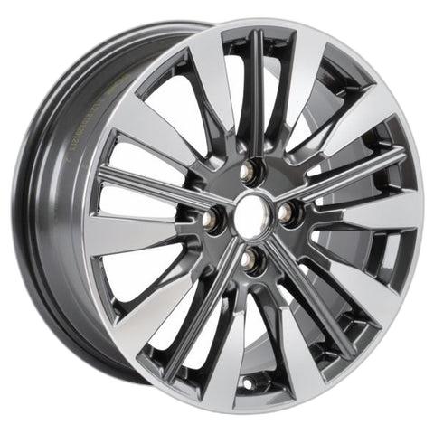 GENUINE FORD 2512463 FIESTA ALLOY WHEEL 17" 5 X 3-SPOKE DESIGN, PEARL GREY MACHINED