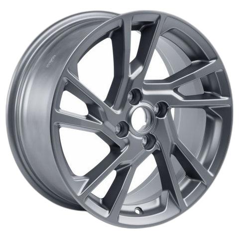 GENUINE FORD 2512473 FIESTA ALLOY WHEEL 17" 5 X 2-SPOKE DESIGN, MAGNETITE MACHINED