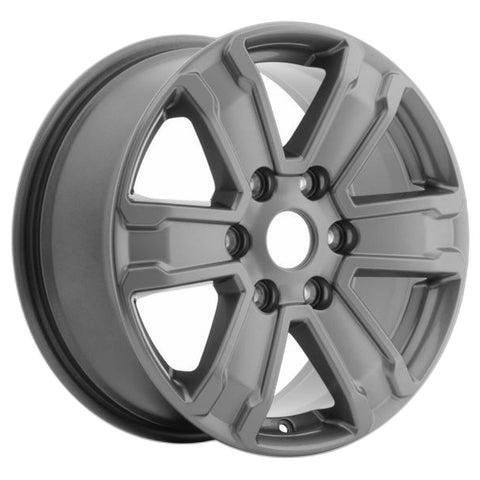 GENUINE FORD 2606458 RANGER ALLOY WHEEL 17" 6-SPOKE DESIGN, DARK SPARKLE SILVER