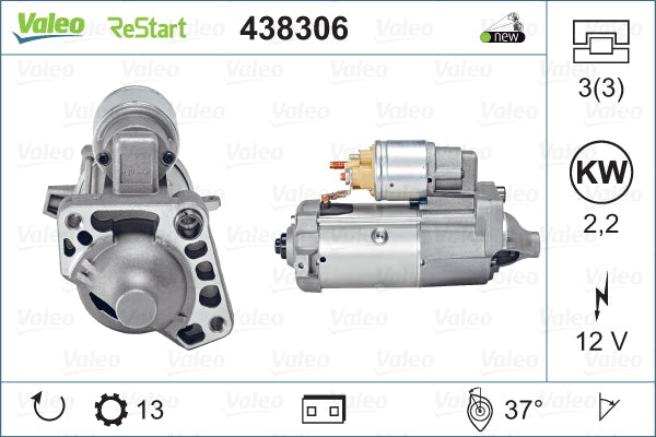 VALEO VAL438306 Starter