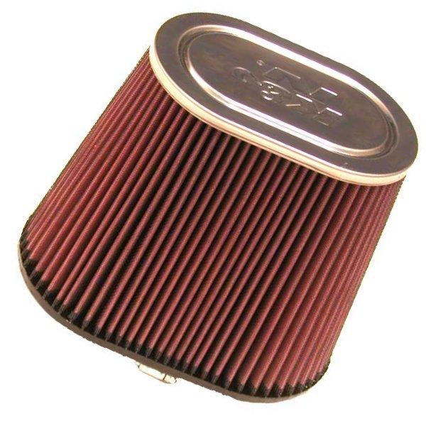 K&N Engineering K&N Universal Oval Clamp-On Air Filter 2-3/4in Flange 6-1/4in Length 4in Width 5in Height
