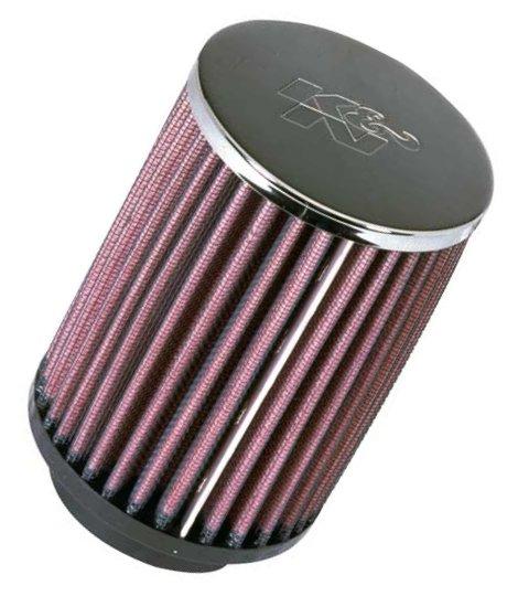 K&N Engineering K&N Filter Universal Rubber Round Straight Filter 20 Deg Angled 2-7/16in Flange 3-3/4in OD 5in H