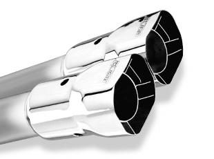 Borla Universal Polished Tip Single Round Angle-Cut (inlet 2 1/2in. Outlet 2 1/2in)