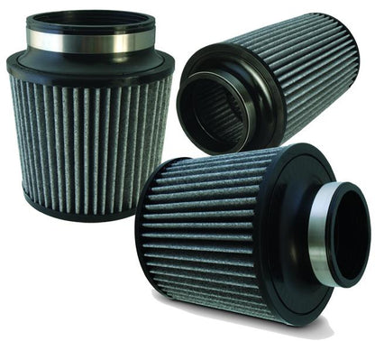 AEM Induction AEM Dryflow Air Filter - Round Tapered 6in Base OD x 5in Top OD x 5.5in H x 2.5in Flange ID