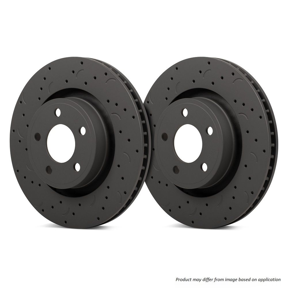Hawk Performance HTC4734 Talon Slotted & Drilled Brake Discs Rear