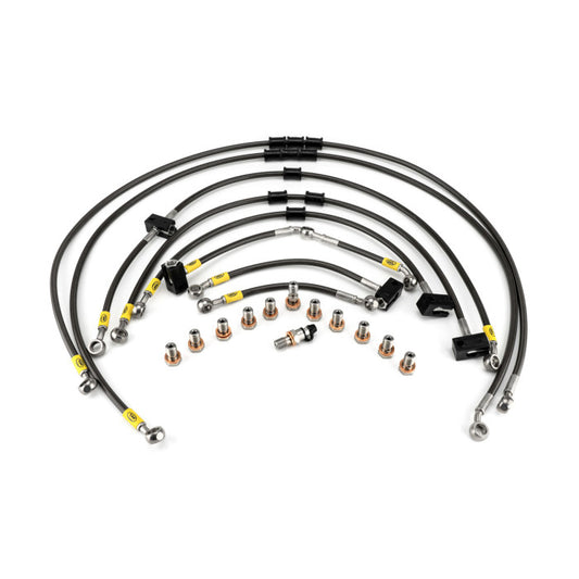 HEL Performance HBF2708 Standard Replacement Brake Lines Stainless Steel Braided | ML Performance Car Parts