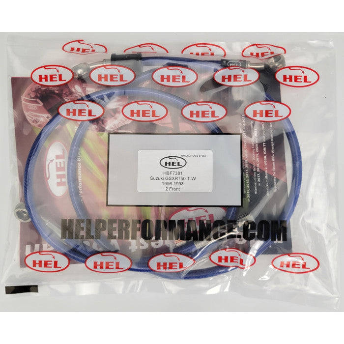 HEL Performance CL-HBF7381 Stainless Steel Braided Brake Lines (Full Length Race) | ML Performance Car Parts