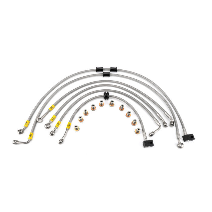HEL Performance HBF9036 Flexible ABS Replacement Brake Lines Stainless Steel Braided | ML Performance Car Parts