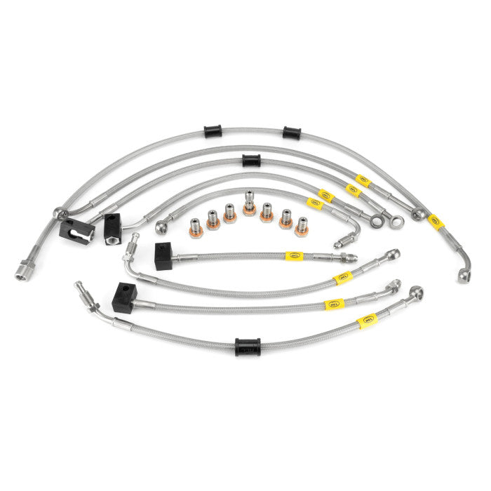 HEL Performance HBF9782 Flexible ABS Replacement Brake Lines Stainless Steel Braided | ML Performance Car Parts