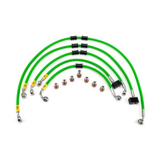 HEL Performance HBF4007 Flexible ABS Replacement Brake Lines Stainless Steel Braided | ML Performance Car Parts