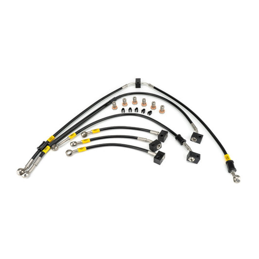 HEL Performance HBF9535 Flexible ABS Replacement Brake Lines Stainless Steel Braided | ML Performance Car Parts