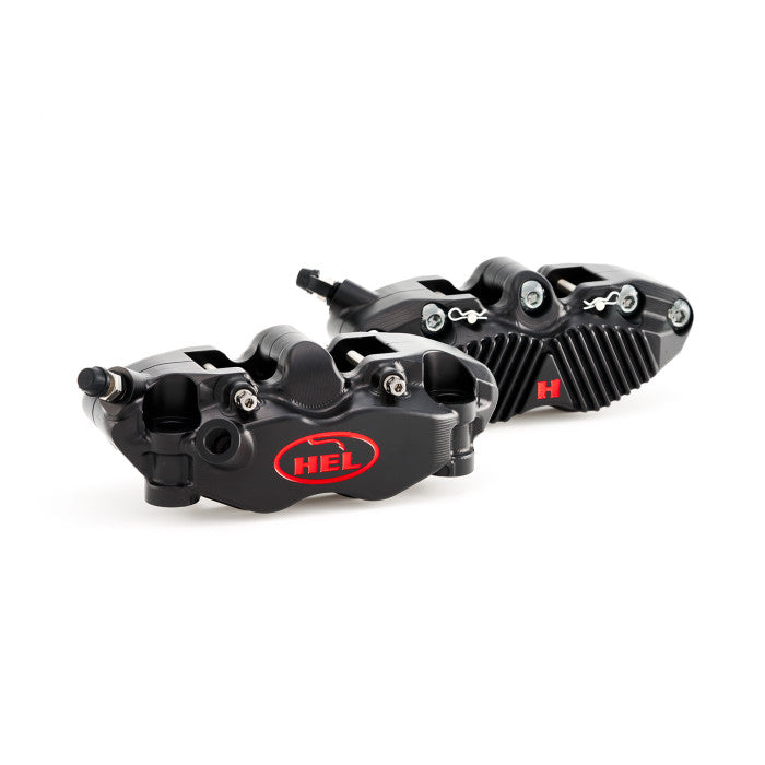 HEL Performance HC2-108-32-32-FB V2 108mm Solid Billet 4 Piston Front Radial Brake Calipers with Finned Back | ML Performance Car Parts
