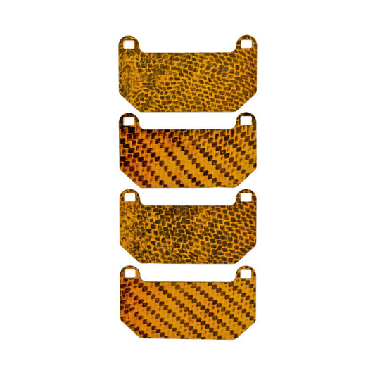 HEL Performance HCFS-2-002 Carbon Fibre Brake Pad Shims with Brembo Calipers | ML Performance Car Parts