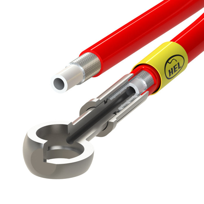 HEL Performance FOR-10-709-INJ Fuel Injector Lines Stainless Steel Braided | ML Performance Car Parts