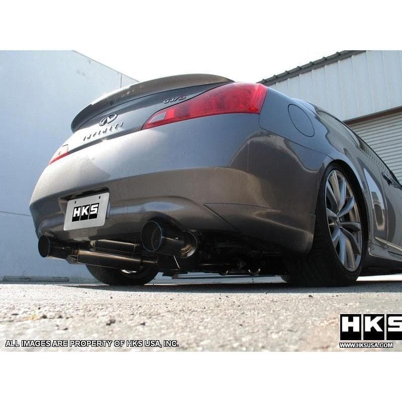 HKS 32009-BN003 Hi-Power Full Dual Cat-Back - Infiniti G37 Coupe / Q60 RWD 2008-2015