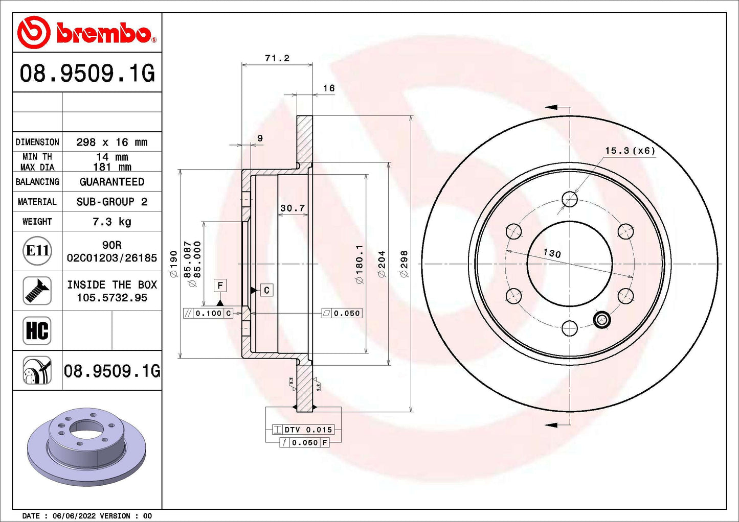 BBP 41497BBP Disc Brake Caliper Repair Kit