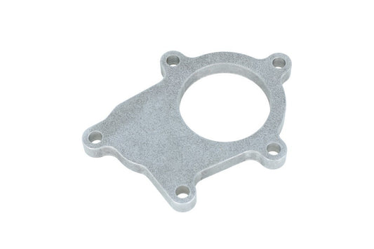 Turbozentrum 402979 Downpipe Flange for Garrett T3 5-Bolt Ford Style - closed wastegate flapper - 63.5mm - mild steel
