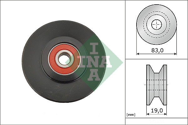 INA 531093910 V-Belt Tensioner Pulley